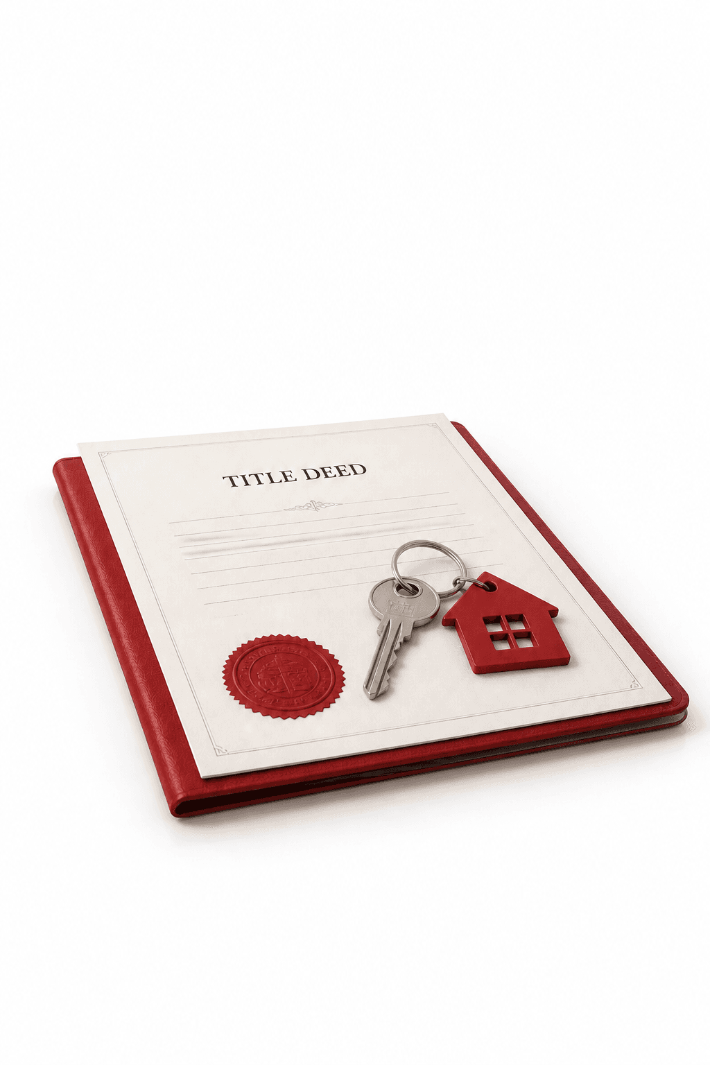 Title deed and property key
